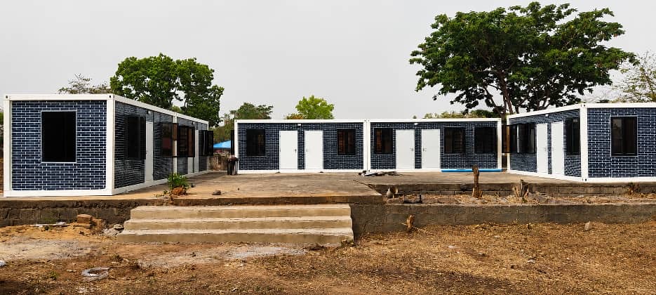 Prefab modular campus with multiple connected units